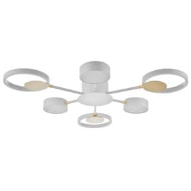 Люстра с ПДУ 2301/6WT LED 120 Вт 3000-6000К белый 75×75×8 см BayerLux