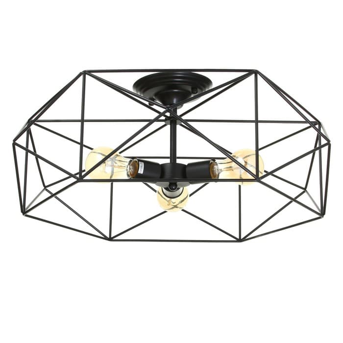 Светильник 2463/3E27 40 Вт черный 58×58×22 см BayerLux