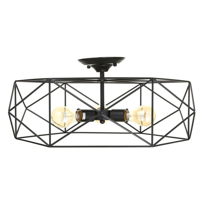 Светильник 2463/3E27 40 Вт черный 58×58×22 см BayerLux