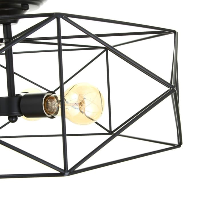 Светильник 2463/3E27 40 Вт черный 58×58×22 см BayerLux