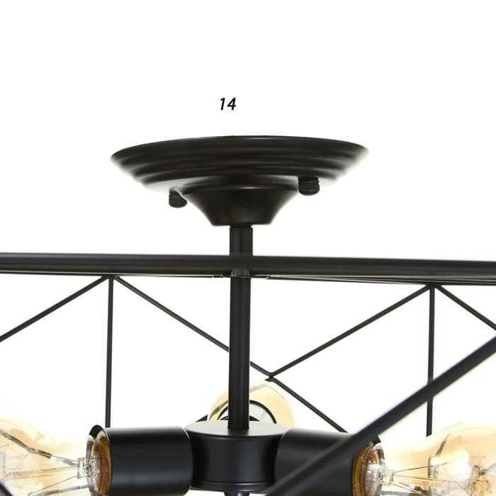 Светильник 2463/3E27 40 Вт черный 58×58×22 см BayerLux