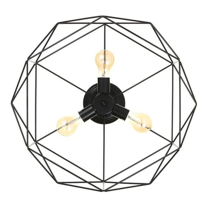 Светильник 2463/3E27 40 Вт черный 58×58×22 см BayerLux