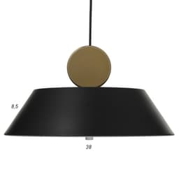 Светильник BayerLux 2283/1 LED черно-золотой 38×38×21-121 см