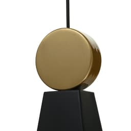 Светильник BayerLux 2284/1 LED черно-золотой 10×10×24-124 см