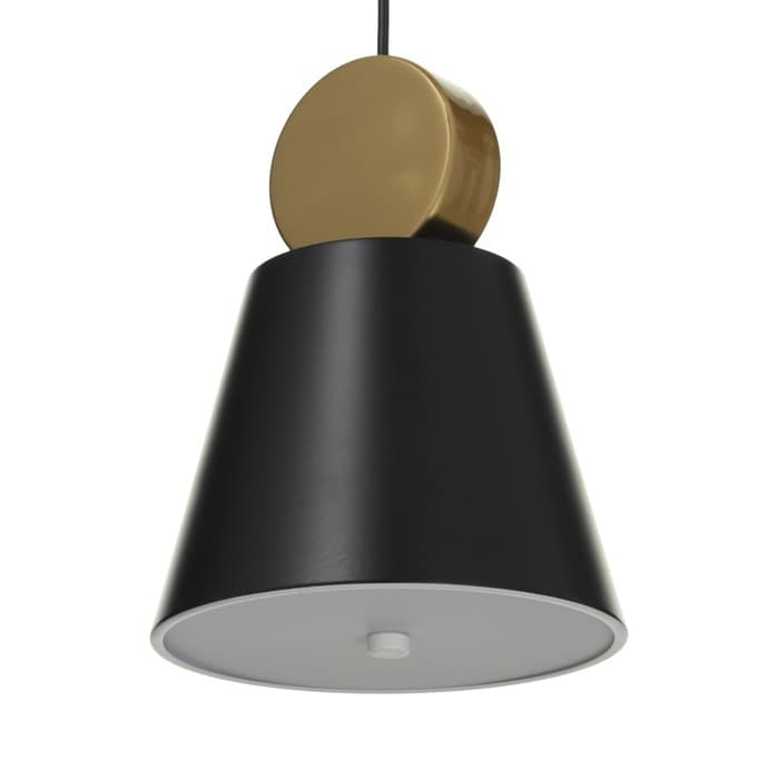 Светильник BayerLux 2285/1b LED черно-золотой 20×20×24-124 см