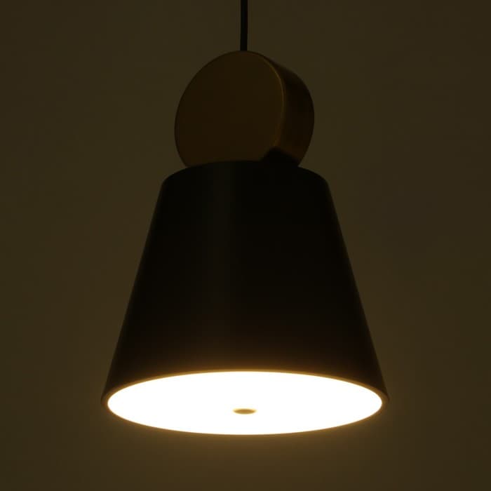 Светильник BayerLux 2285/1b LED черно-золотой 20×20×24-124 см