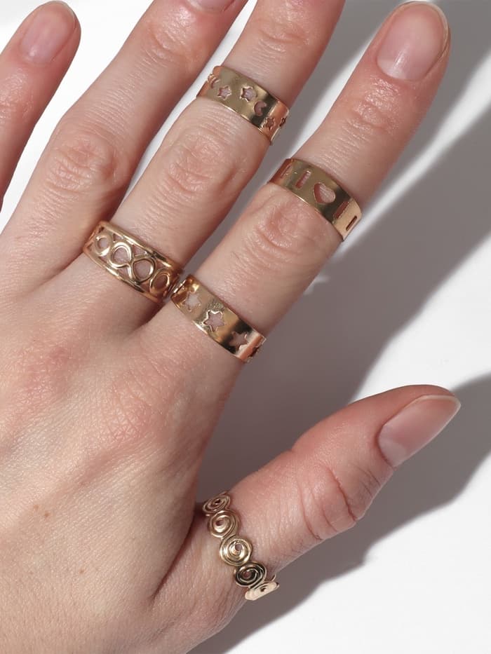 Набор колец «Мечта», 5 шт. МИКС