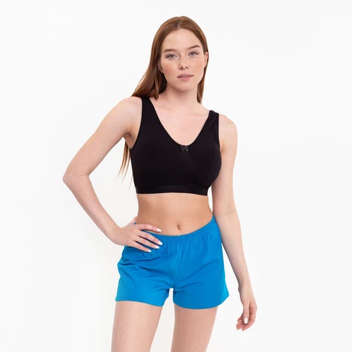 Шорты женские, бирюза, размер 56