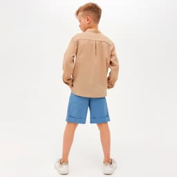 Шорты для мальчика MINAKU: Casual collection, синие, рост 116 см