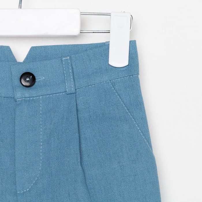 Шорты для мальчика MINAKU: Casual collection, синие, рост 116 см