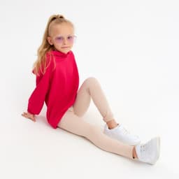 Худи для девочки MINAKU: Basic Line, цвет фуксия, рост 152 см