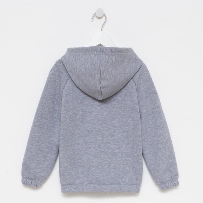 Костюм детский (худи, брюки) MINAKU, светло-серый меланж, рост 158 см