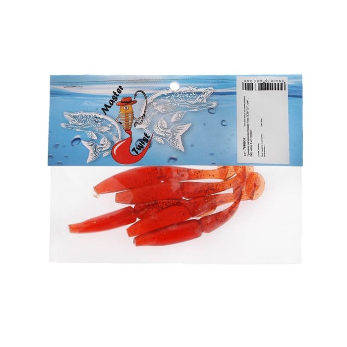 Приманка силиконовая Master Twist GOBY, 7.8 см, цвет 049 бордовый, 5 шт.