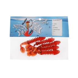 Приманка силиконовая Master Twist SKELETON, 76 мм, цвет 049 бордовый, 5 шт.