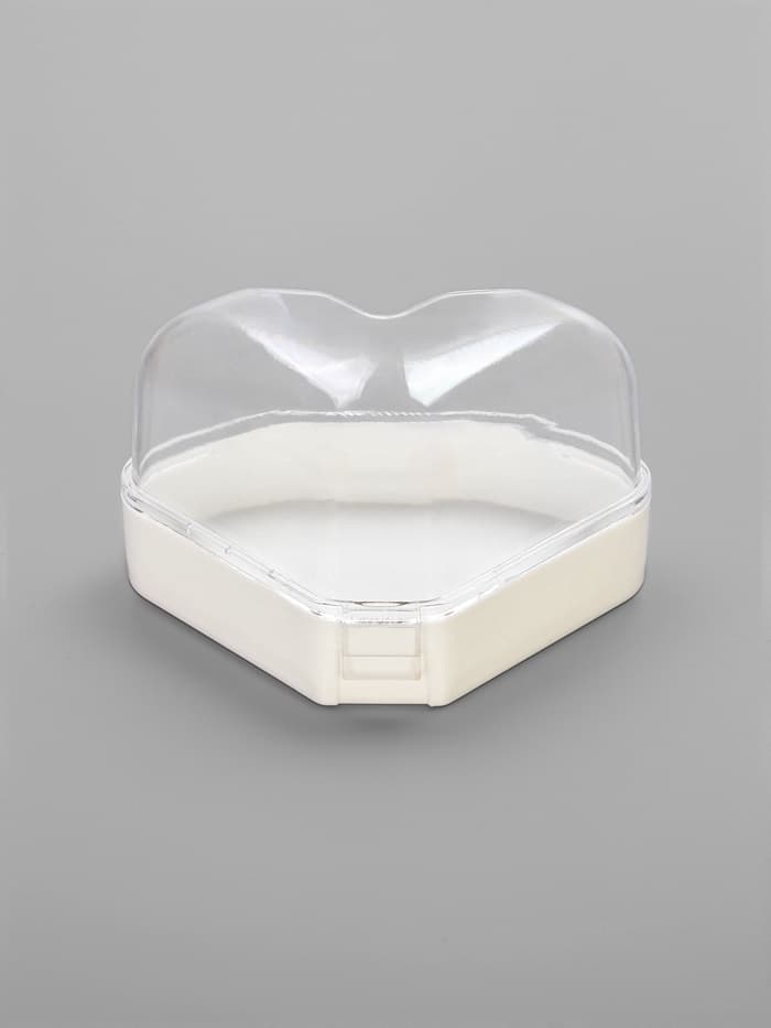 Ванночка для грызунов, 14×10.4 см, угловая, с лопаткой, пластик, белая