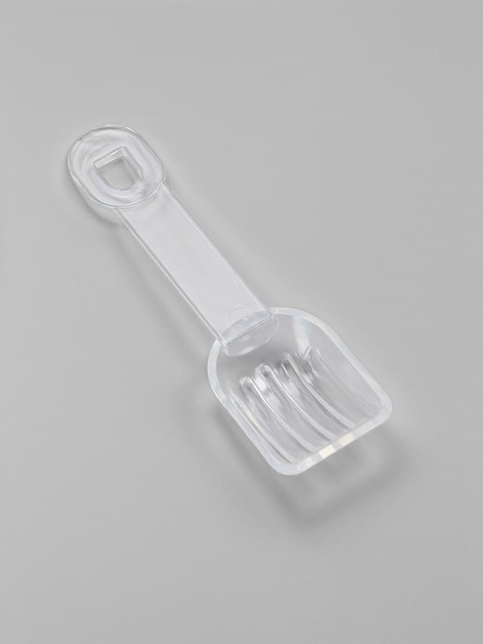 Ванночка для грызунов, 14×10.4 см, угловая, с лопаткой, пластик, белая