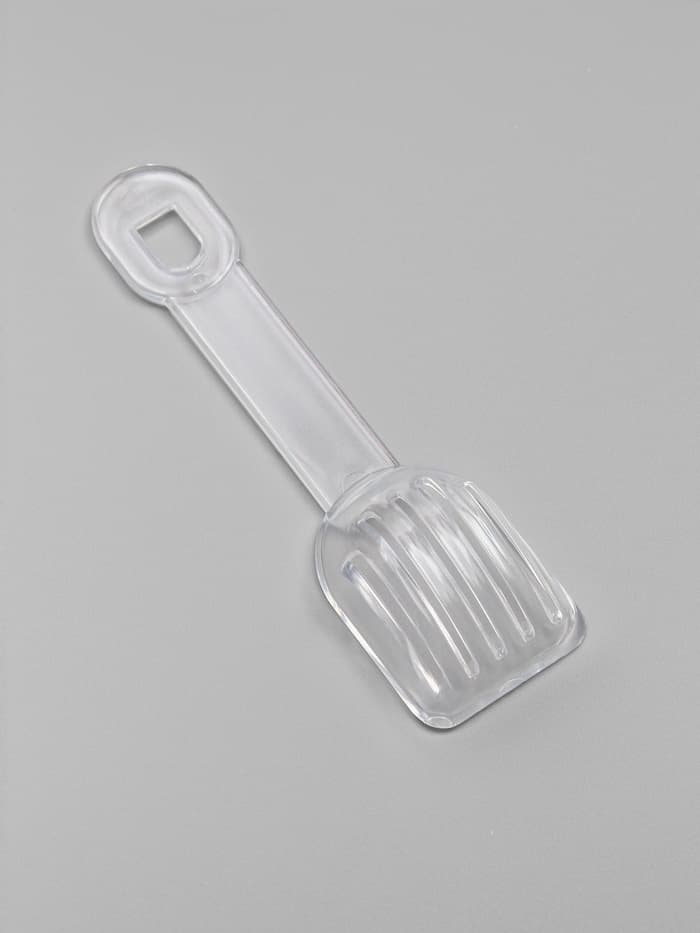 Ванночка для грызунов, 14×10.4 см, угловая, с лопаткой, пластик, белая