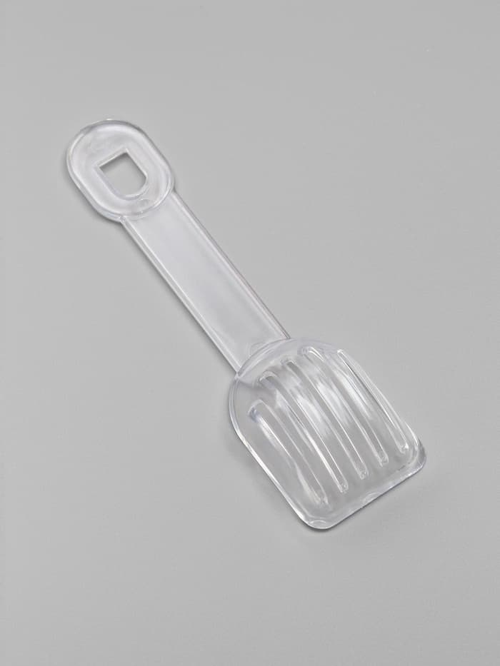 Ванночка для грызунов, 14×10.4 см, угловая, с лопаткой, пластик, голубая