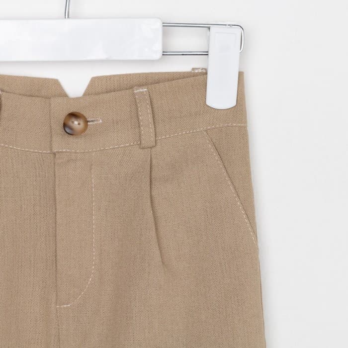Шорты для мальчика MINAKU: Casual collection, бежевые, рост 98 см