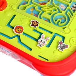 Развивающий столик «Играй и учись», цвет красный