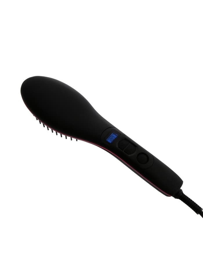 Расческа Luazon LR-02, электрическая, 50 Вт, 220 В, дисплей, регулировка температуры, розовая