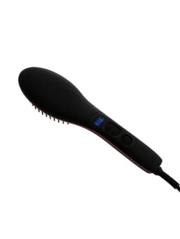 Расческа Luazon LR-02, электрическая, 50 Вт, 220 В, дисплей, регулировка температуры, розовая