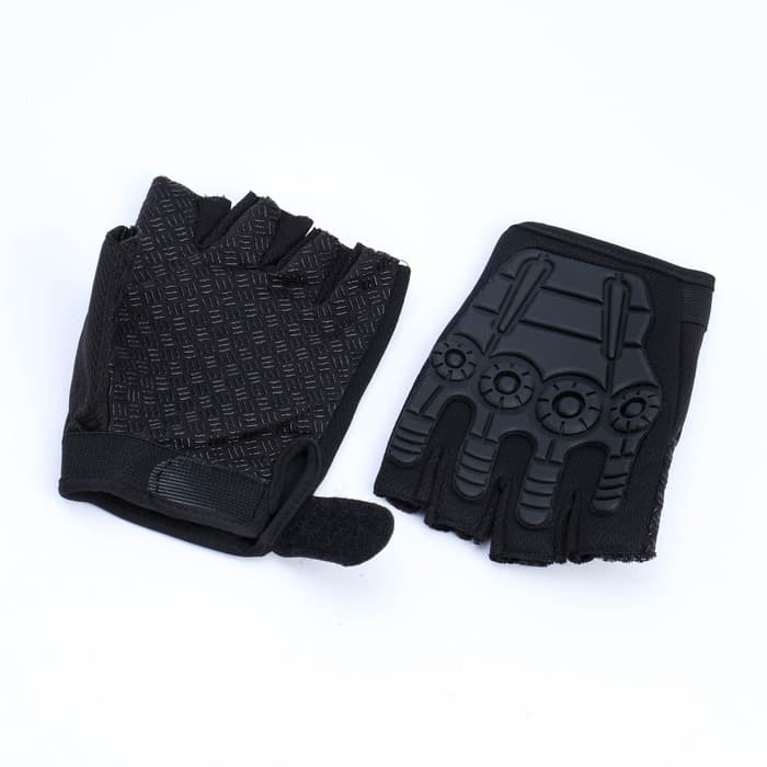 Перчатки тактические Storm tactic, XL, с усилением, черные