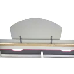 Бортик для кровати «Корона №2», с фотопечатью, 790×440 мм, цвет белый/синий