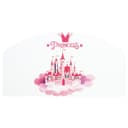 Бортик для кровати «Корона №4», с фотопечатью, 790×440 мм, цвет белый/розовый