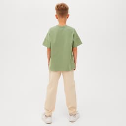 Брюки для мальчика MINAKU: Cotton collection, цвет молочный, рост 98 см