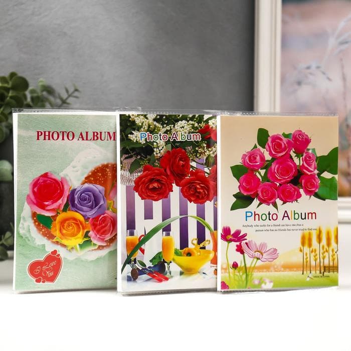 Фотоальбом на 36 фото 10×15 см «Ассорти», 17×12×3 см, МИКС