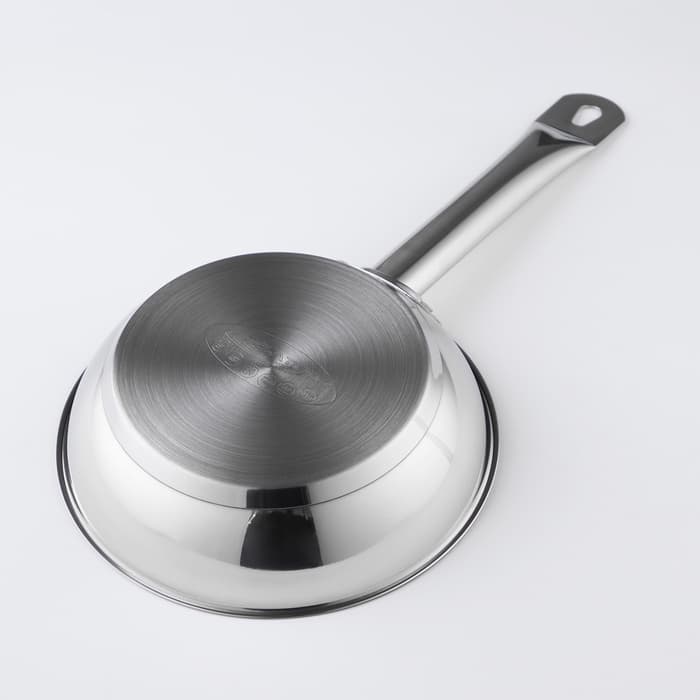 Сковорода Катунь «Общепит», d=20 см, толщина корпуса 0.6 мм, дно 3.5 мм, антипригарное покрытие, капсульное дно, индукция, AISI - 201