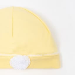 Шапка детская, рост 68 см, жёлтая