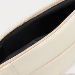 Сумка женская кросс-боди на молнии, 22×8×19 см, бежевая