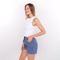 Шорты женские повседневные, синие, размер 44