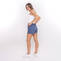 Шорты женские повседневные, синие, размер 44