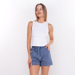 Шорты женские повседневные, синие, размер 46