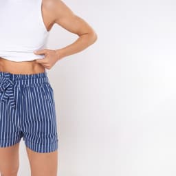 Шорты женские повседневные, синие, размер 46