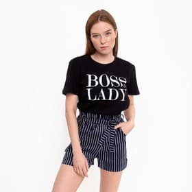 Шорты женские повседневные, темно-синие, размер 48