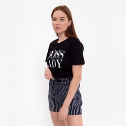 Шорты женские повседневные, темно-синие, размер 48