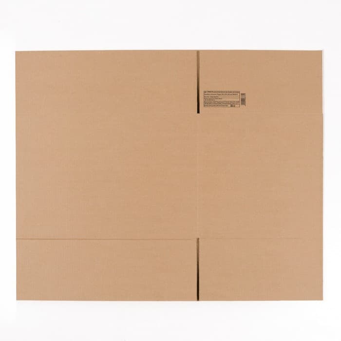 Коробка складная, бурая, для упаковки, хранения и переезда, 45×35×35 см