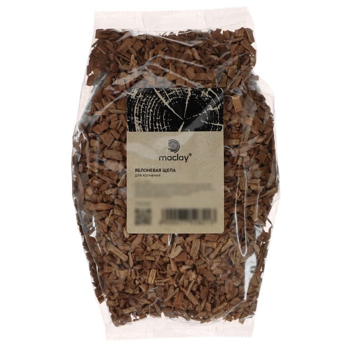 Щепа для копчения Maclay «Яблоня», 200±20 г