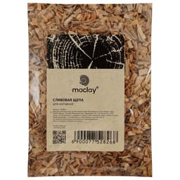 Щепа для копчения Maclay «Слива», 200±20 г