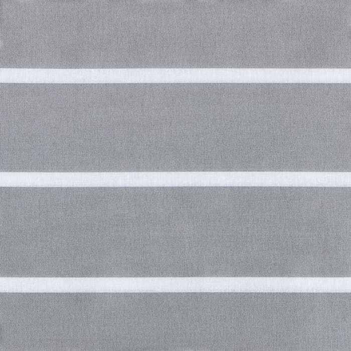Постельное бельё евро «Этель» Gray stripes, поплин, серое