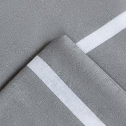 Постельное бельё евро «Этель» Gray stripes, поплин, серое