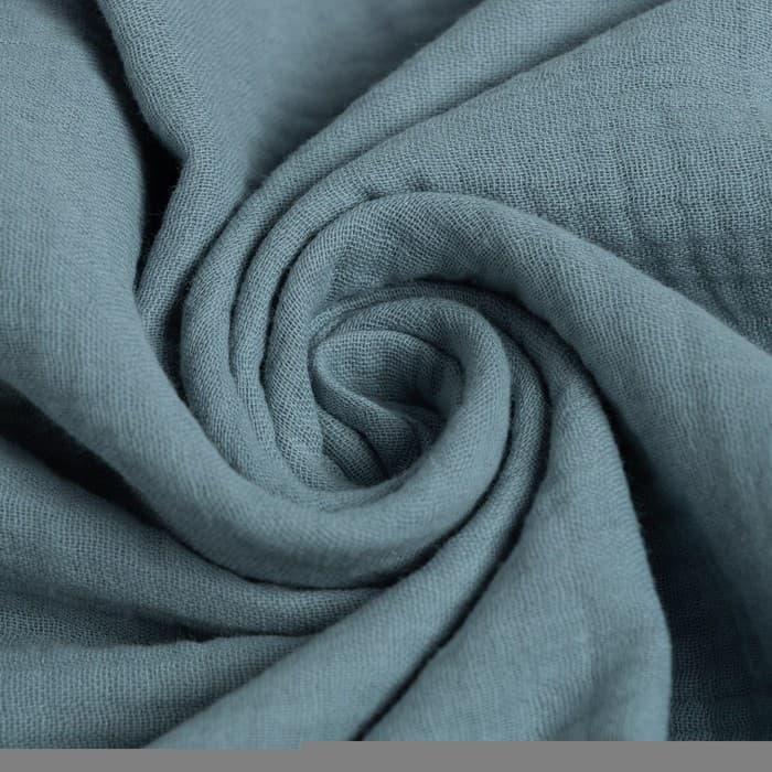 Пелёнки муслиновые «Крошка Я», 130×100 см, набор 2 шт., 100 хлопок, синяя, голубая