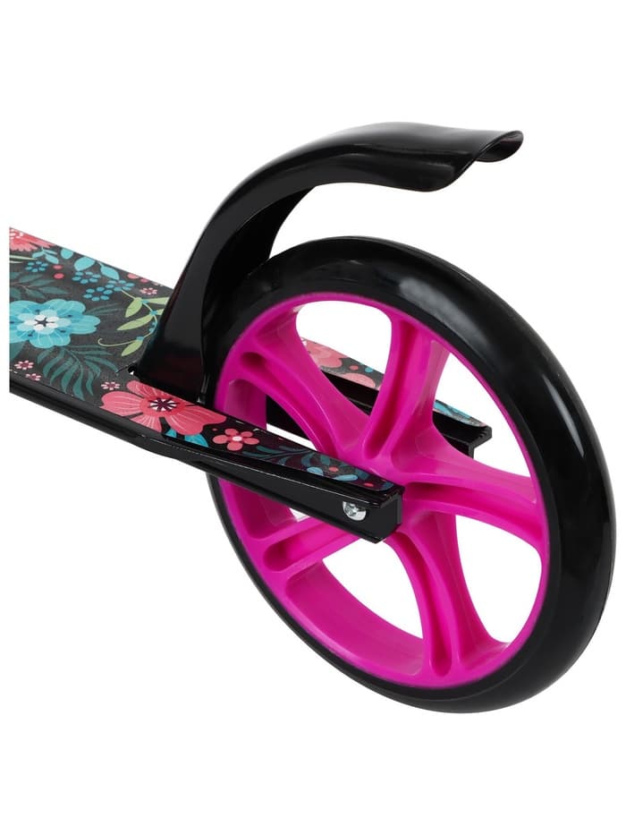 Самокат GRAFFITI, складной, колёса PU 200 мм, ABEC 7, цвет чёрный