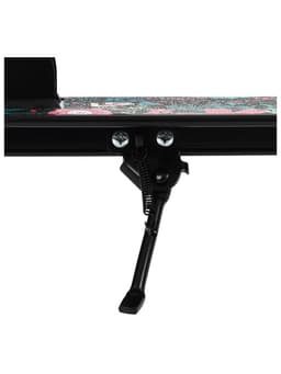 Самокат GRAFFITI, складной, колёса PU 200 мм, ABEC 7, цвет чёрный