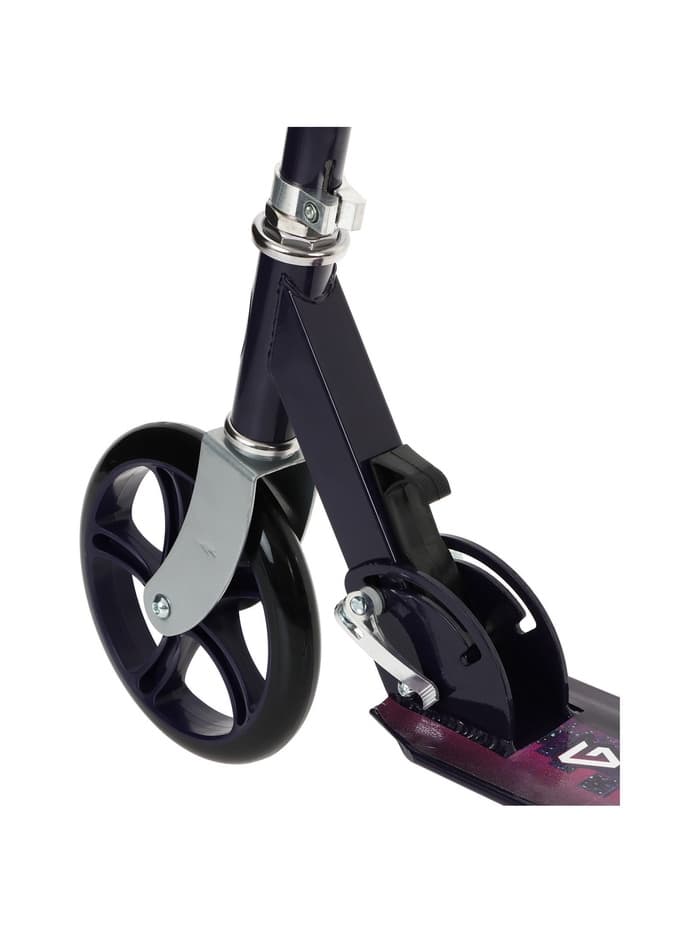 Самокат GRAFFITI, складной, колёса PU 200 мм, ABEC 7, цвет чёрный