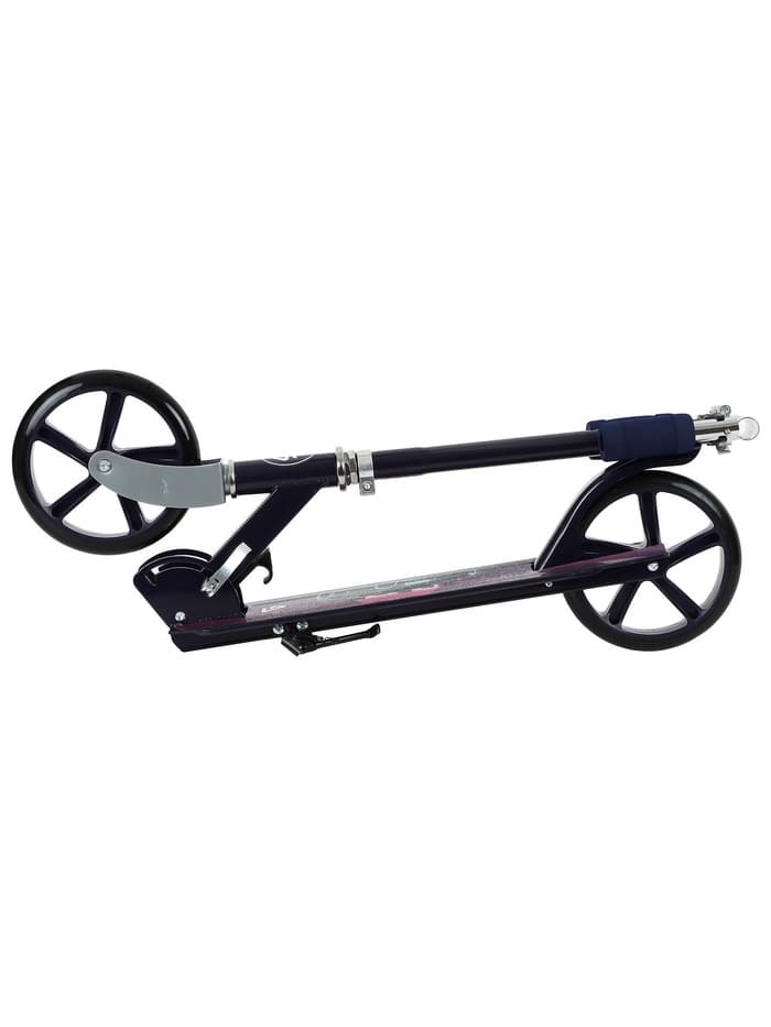 Самокат GRAFFITI, складной, колёса PU 200 мм, ABEC 7, цвет чёрный